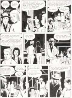 Daniel Clowes Eightball #19 David Boring Story Page 6 Original Art (Fantagraphics, 1998).