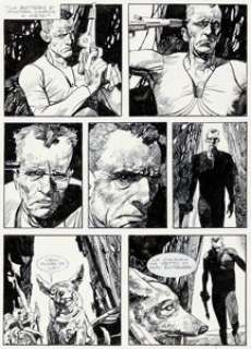 Sergio Toppi Ken Parker Magazine #31 Story Page 129 Original Art (Sergio Bonelli Editore, 1995).