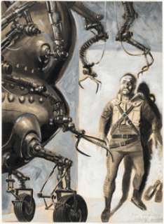 Wally Wood Galaxy Science Fiction V16#3 "The Gentlest Unpeople" Illustration Original Art (Galaxy Publishing Corp., 1958).