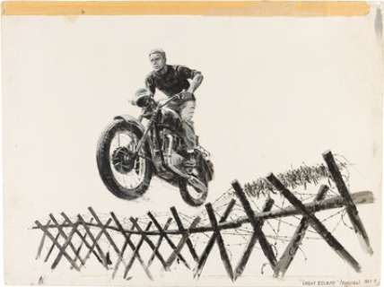 The Great Escape (United Artists, 1963) Original Poster Art by Jack Levine. | Heritage
