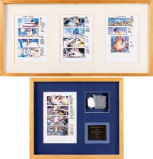 The World is Not Enough (United Artists, 1999), Group of (4) Storyboards and BMW Z8 Shrapnel. (Total: 2 Items) | Heritage
