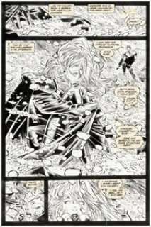 Chris Bachalo and Dan Panosian X-Men Unlimited #1 Storm, Cyclops, and Xavier Story Page 6 Original Art (Marvel, 1993).
