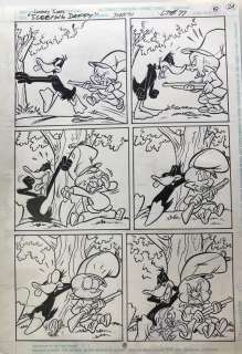 Walter Carzon - Looney Tunes "Sleeping Daffy" #77 Page 8 | ComicSketchArt