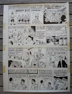 Pom (Jozef Van Hove) | Pom (Jozef van Hove) - Originele pagina - Piet Pienter en Bert Bibber 9 - Buldaarse Rhapsodie - Page volante - (1958) | Catawiki