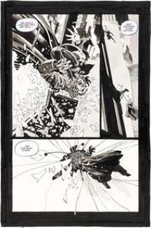 Tim Sale Batman: Dark Victory #13 Story Page 8 Original Art (DC, 2000).