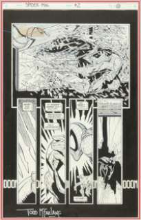 Todd McFarlane Spider-Man #2 Story Page 10 Original Art (Marvel, 1990). | Heritage