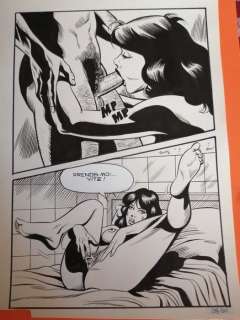 Alberto Giolitti | Les Meufs 28 - Due tavole originali consecutive da LES MEUFS rivista francese - (1991) | Catawiki