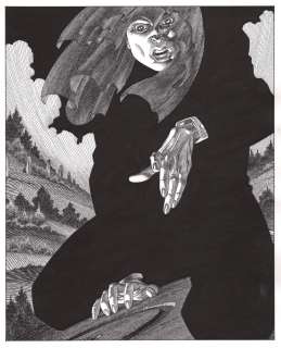 Andreas - Cromwell Stone, illustration Ã  l‘encre de Chine r…