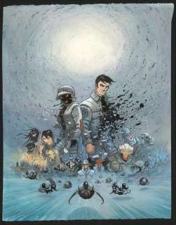 Serge Pellé - Couverture originale - Deuxième Époque - Orbital