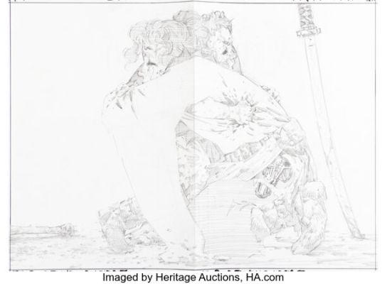 Philip Tan Ronin: Book II #2 Complete 46-Page Story Pencils Original Art (Frank Miller Presents LLC, 2023). (Total: 14 Original Art)