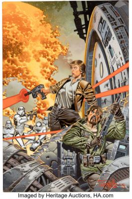 Tomás Giorello Star Wars: Empire #32 Cover Painting Original Art (Dark Horse, 2005). | Heritage