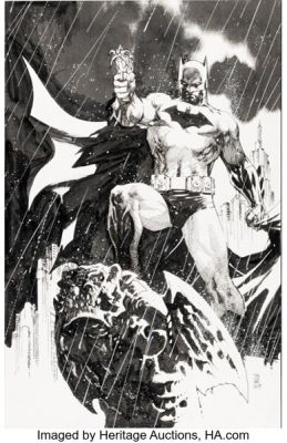 Jim Lee Detective Comics #1000 Cover Original Art (Marvel, 2019). | Heritage