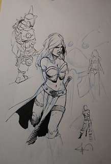 Pellet, Philippe | Pellet, Philippe - Dessin original préliminaire - Couverture - Les Forêts d’Opale - Intégrale | Catawiki