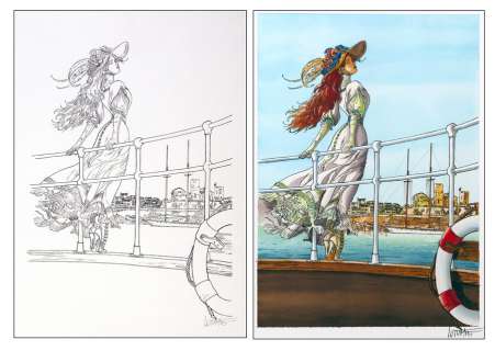 Vicomte - Sasmira, illustration Ã  l‘encre de Chine pour…