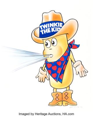 Twinkie the Kid Original Promotional Artwork Signed by Dan Ford (Hostess, c. 1970s/1992). | Heritage