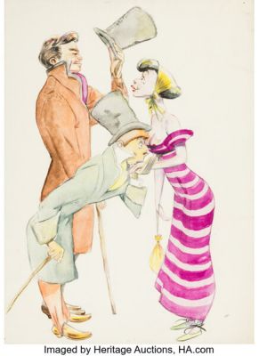 Chuck Jones Original 9" x 14.75" Gouache Painting (c. 1950-60s). | Heritage