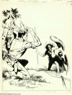 Jeff Jones and Joe Sinnott - Original Illustration of Jungle Jim (1967). Adventurer "Jungle" Jim - | Heritage