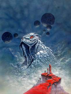 Caza - L‘Appel de Cthulhu, illustration Ã  l‘acrylique…