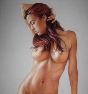Sly | Sly - Original drawing in colour - Nude women - Size: 31 x 42 cm. - (2023) | Catawiki