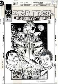 Jerome Moore Rod Whigham - Star Trek #35 Cover (Sold Live on ‘Dueling Dealers of Comic Art‘ Episode #63 Podcast on 3-30-2022 Watch It Here!