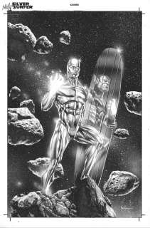 Mico Suayan - silver surfer rebirth #5 variant cover issue 5 page cover