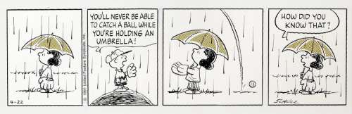 Schulz | Charlie Brown (Peanuts), strip Ã  l’encre de… | Millon