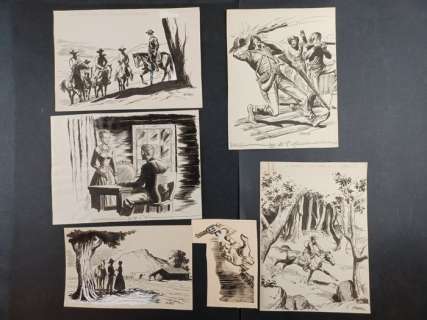 Tarquinio, Sergio - 6 Original drawing - El Coyote | Catawiki