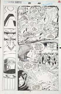 Ron Lim / Tom Christopher | Silver Surfer #82 p.20 GALACTUS! 1993 | Wolvie Fans Comic Art