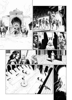 PAUNOVIC Dragan (1981) Planche originale. « Les Reines de sang - T1… | misc / divers