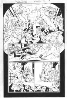 Howard Porter, Wayne Faucher | Dc Universe: Decisions #4 P.3 - Awesome Green Lantern, Green Arrow, And Big Cats Splash | Anthony’s Comic Book Art