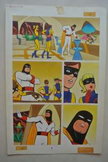 Steve Rude - Pg 08 Space Ghost Comico Painted Page