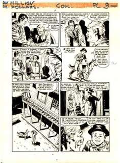 Marcello, Carlo Raffaele - 4 Original page - Rin Tin Tin et Rusty #58 - "Un million de dollars" - 1961 | Catawiki