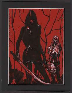 WALKING DEAD PRODUCTION ART JOHN WATKISS: MICHONNE Issue #18 Preliminary Sketch | ComicConnect