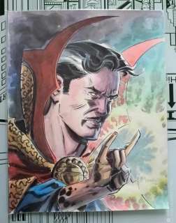 Reinhold, Bill - 1 Watercolour - Dr Strange - Docteur Stephen Strange - 2016 | Catawiki