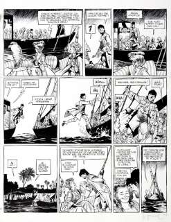 Bonhomme | Le Marquis d’Anaon, planche n°15 Ã  l’encre de… | Millon
