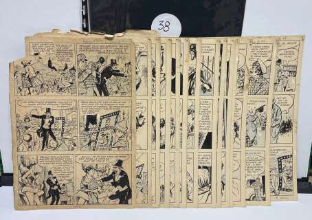 Noël GLOESNER. « Laideron ». 16 planches. Encre de Chine rehaussée… | misc / divers