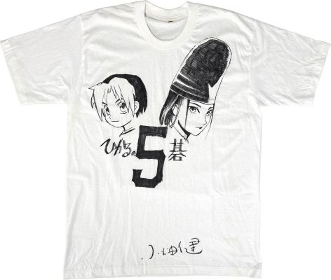 Ken Obata hand written illustration signature T-shirt "Hikaru no Go" | Mandarake (Big Web)
