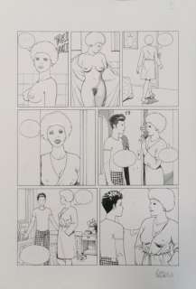 Marco Nizzoli - Tavola Originale Il vizioso mondo di Keto vol.2 Cap III pag. 5 - 1 Plaque originale | Catawiki