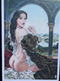 Manara - 1 Offset Print - Dive del Cinema - "Monica Bellucci" | Catawiki