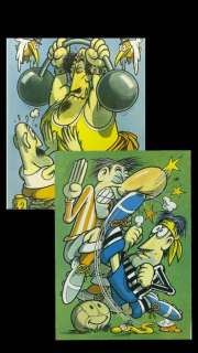 Jacovitti, Benito - 2 Offset Print - Atletica + Calcio - 1966 | Catawiki