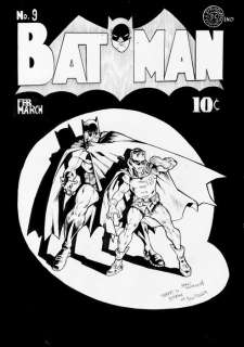 Domenech, Sergi - Batman #9 Cover Homage - Original Ink Drawing - Original Artwork | Catawiki