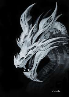 Cabral, Ciruelo - 1 Original colour drawing - Dragon D-368e | Catawiki
