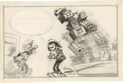 André Franquin (1924-1997) | Gaston Lagaffe | Huberty Breyne