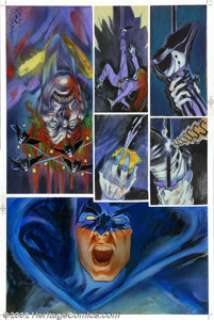 John Estes - Original Art for Batman Deadman: Death and Glory, page 7 (DC, 1996). This page sparkles with its -