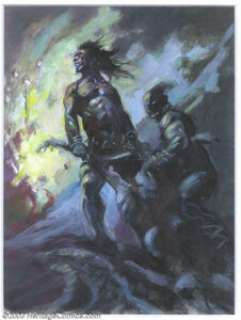 Frank Frazetta - Original Preliminary Painting for "The Flesh Eaters" (undated). A dark and brooding - | Heritage