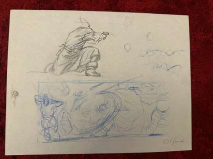 Guarnido, Juanjo - 1 Original preliminary drawing - Blacksad T2 - Arctic Nation - 2003 | Catawiki