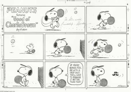 Charles Schulz - Peanuts Sunday Comic Strip Original Art, dated 7-2-78 (United Feature Syndicate, 1978). Charles - | Heritage