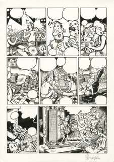 Frank Margerin | Lucien - Ricky chez les Ricains - Planche 21 | De l’art sur la planche
