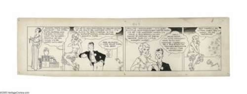 Chic Young - Blondie Daily Comic Strip Original Art, dated 9-20-30 (King Features Syndicate, 1930). Blondie may -