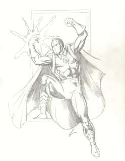 Lou Manna | Doctor Fate Pencil Art - Signed | Anthony’s Comic Book Art